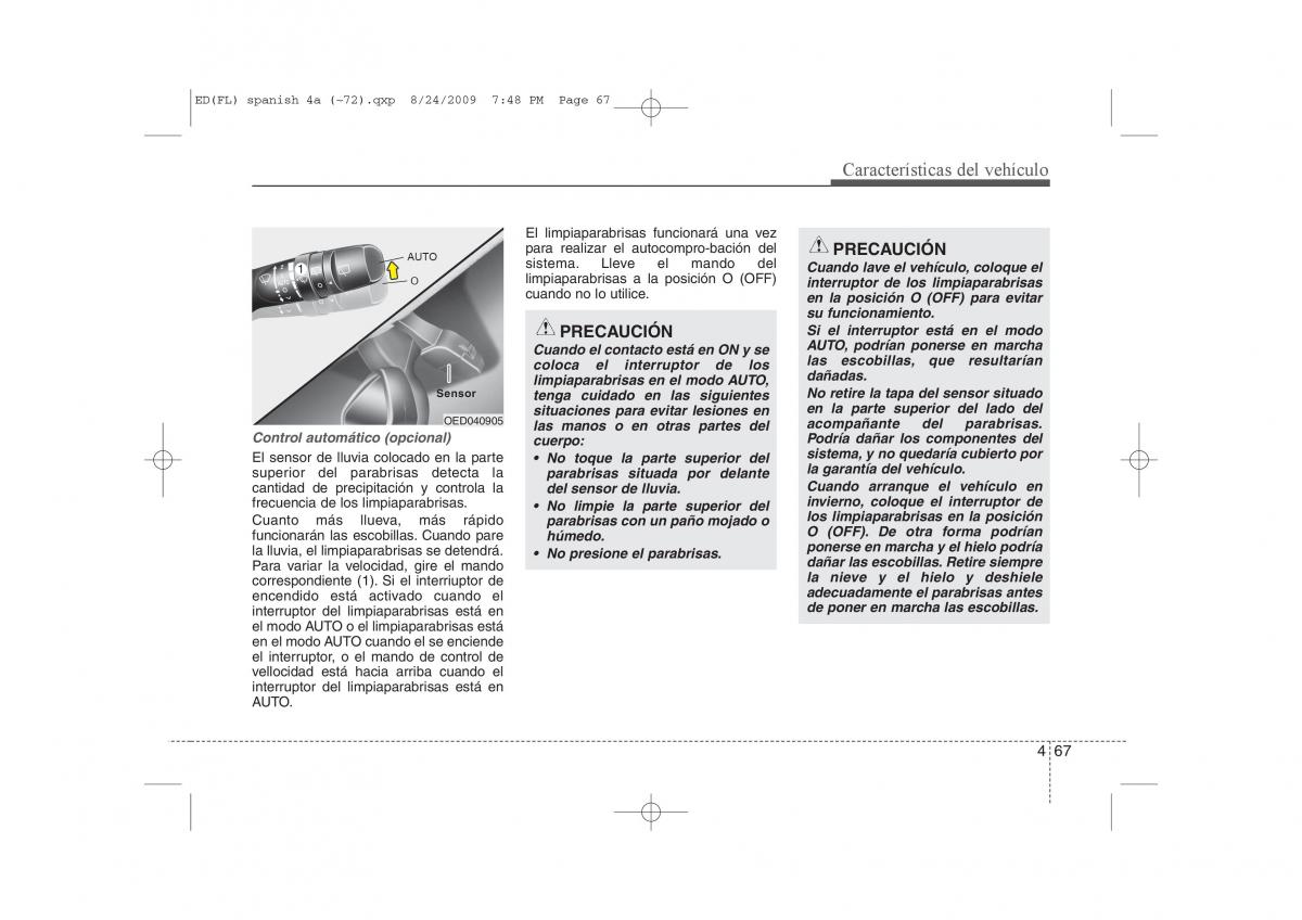 KIA Ceed I 1 manual del propietario / page 142