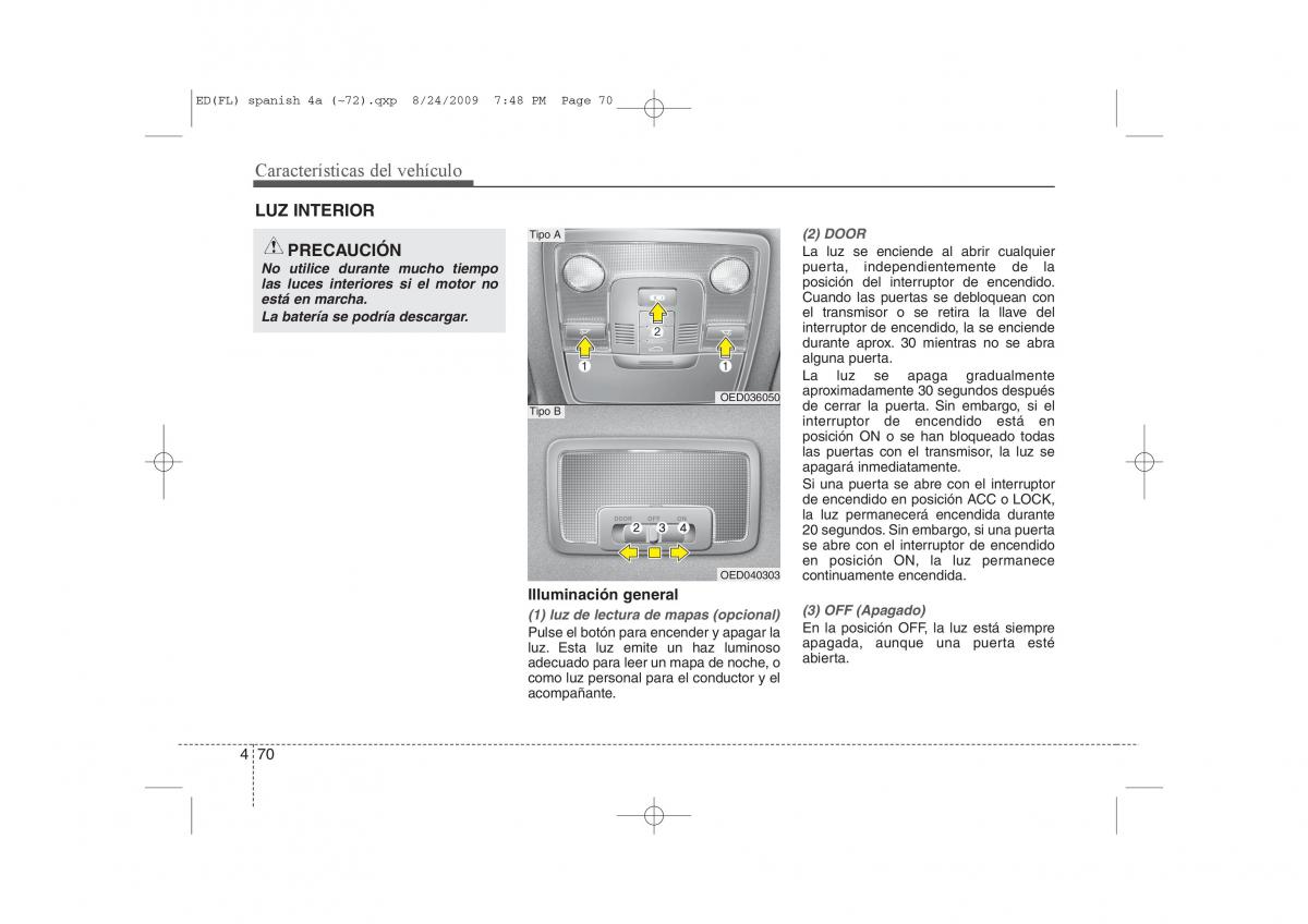 KIA Ceed I 1 manual del propietario / page 145