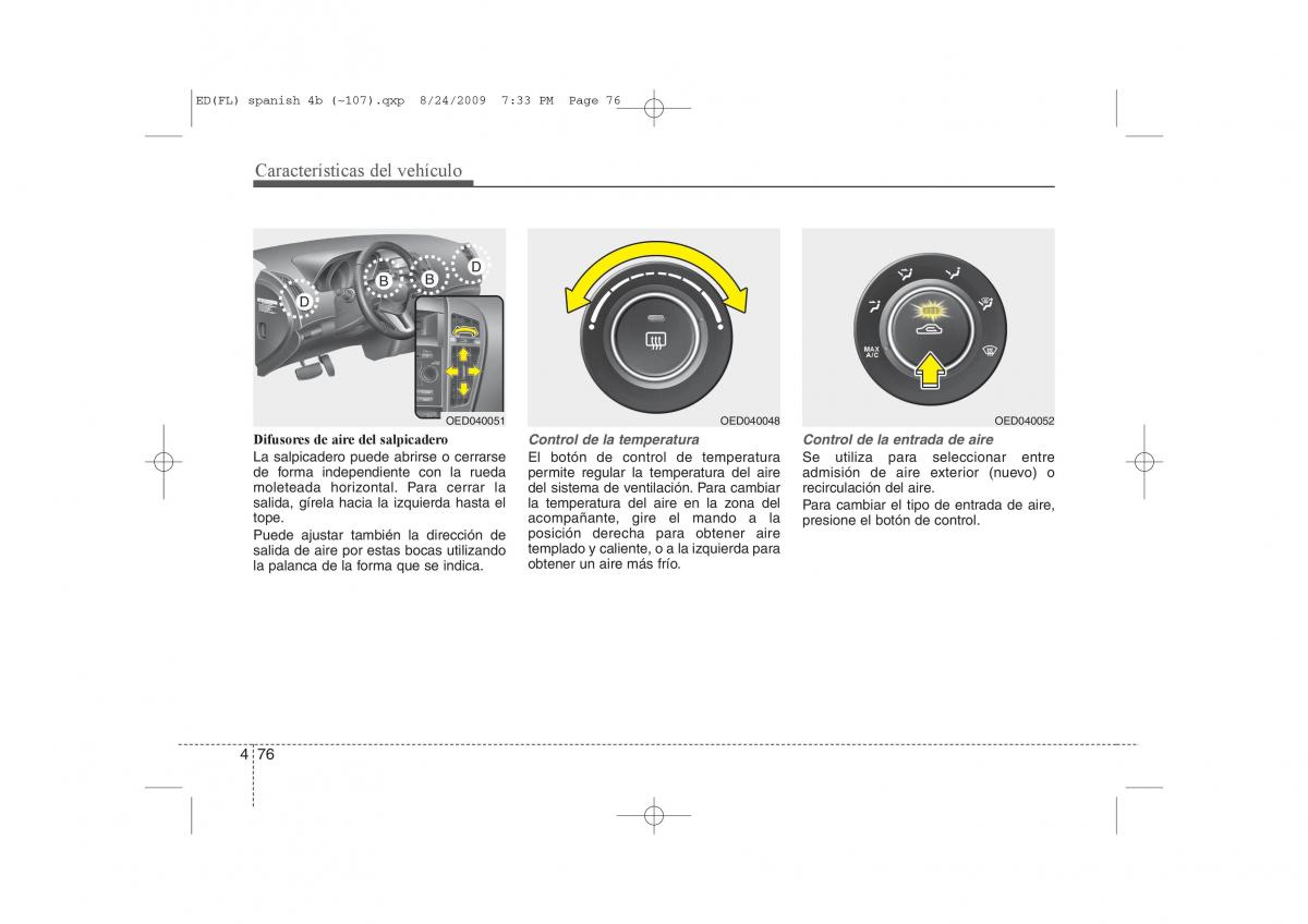 KIA Ceed I 1 manual del propietario / page 151