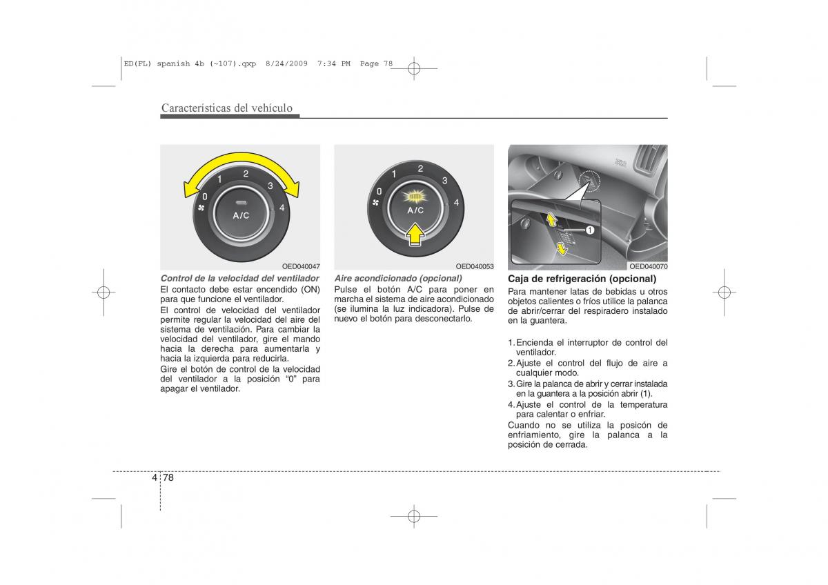 KIA Ceed I 1 manual del propietario / page 153