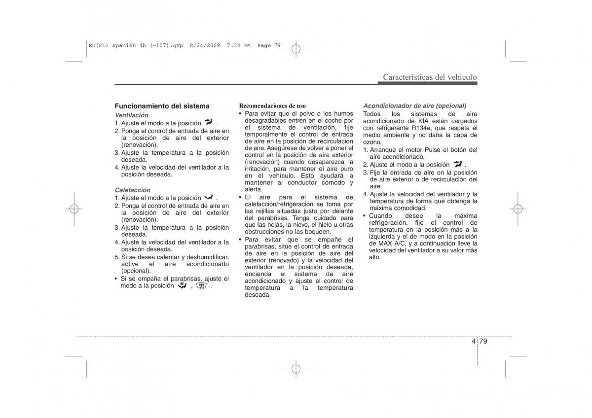 KIA Ceed I 1 manual del propietario / page 154