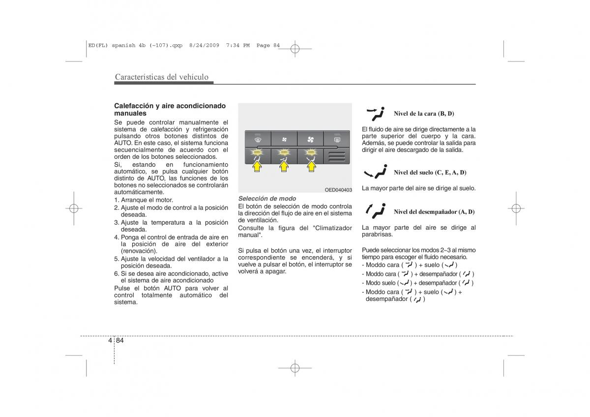 KIA Ceed I 1 manual del propietario / page 159