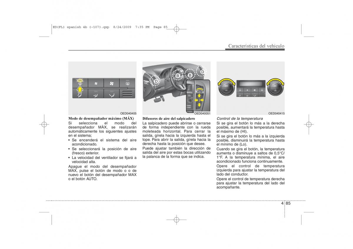 KIA Ceed I 1 manual del propietario / page 160