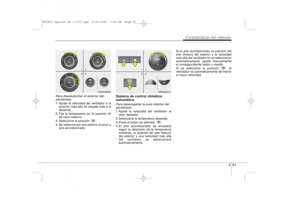 KIA Ceed I 1 manual del propietario / page 166