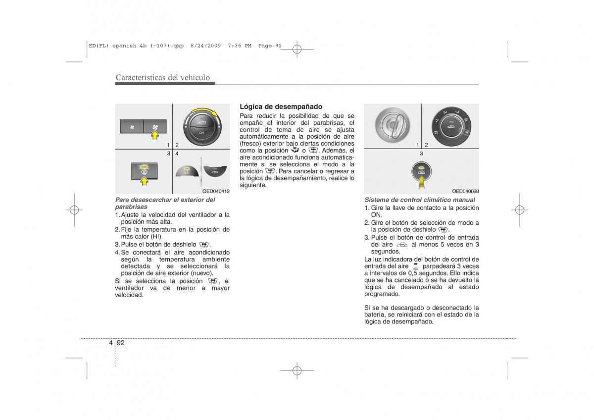 KIA Ceed I 1 manual del propietario / page 167