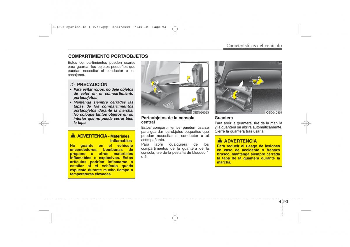 KIA Ceed I 1 manual del propietario / page 168