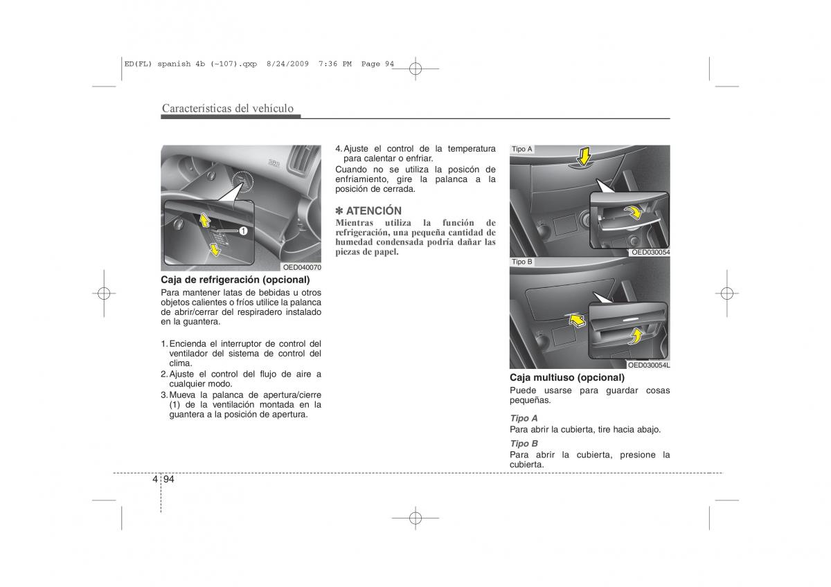 KIA Ceed I 1 manual del propietario / page 169