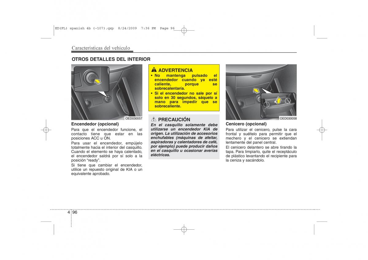 KIA Ceed I 1 manual del propietario / page 171