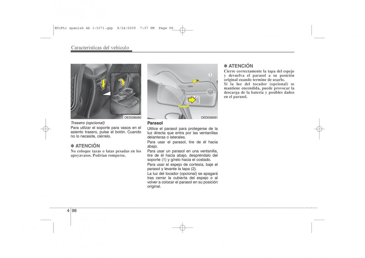 KIA Ceed I 1 manual del propietario / page 173