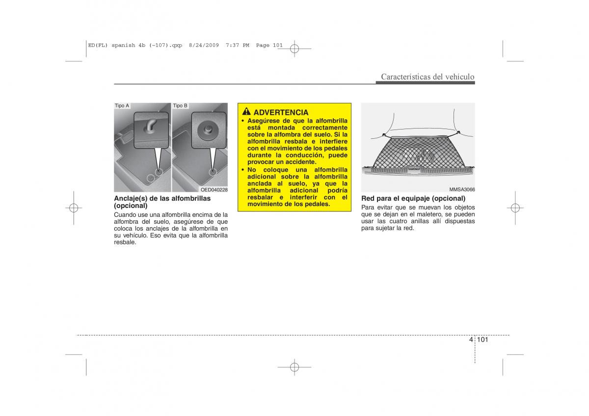 KIA Ceed I 1 manual del propietario / page 176