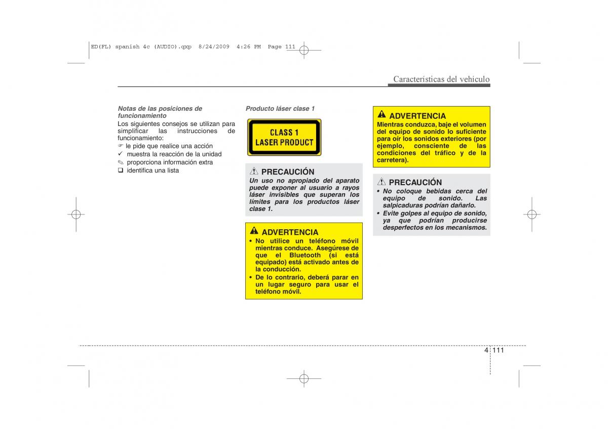 KIA Ceed I 1 manual del propietario / page 186