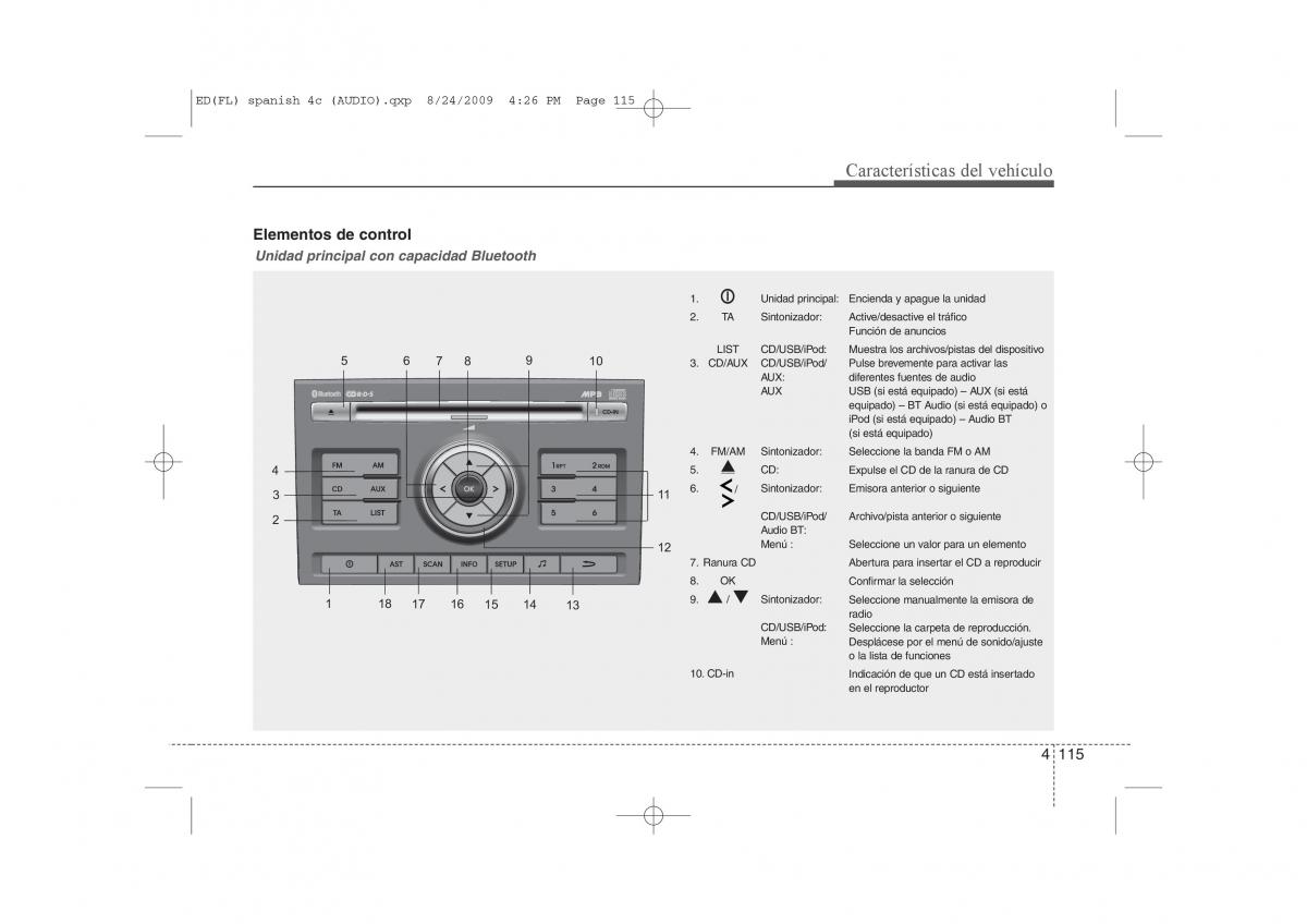 KIA Ceed I 1 manual del propietario / page 190