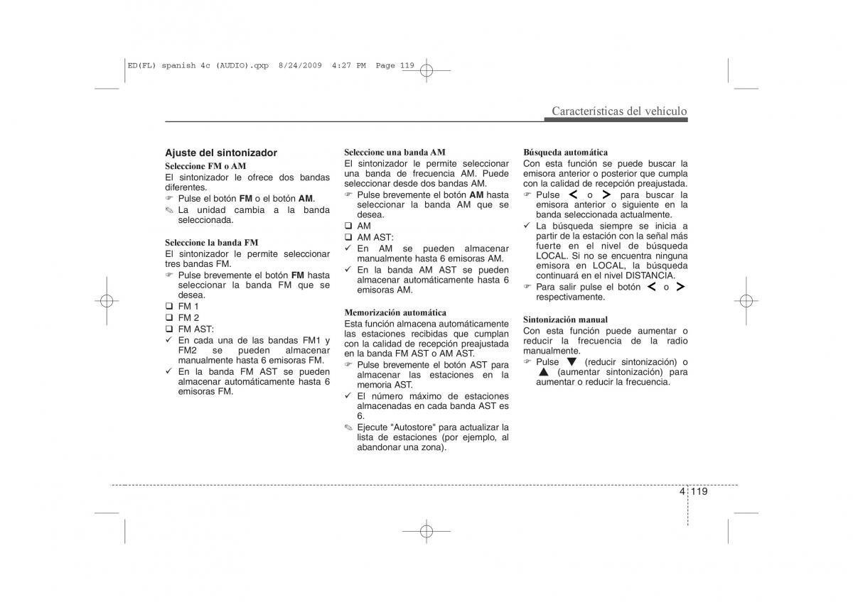 KIA Ceed I 1 manual del propietario / page 194