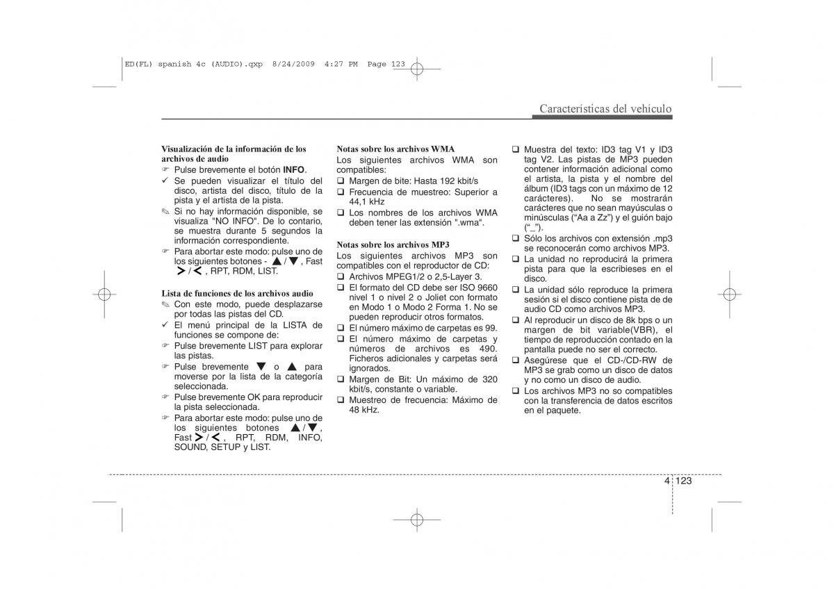 KIA Ceed I 1 manual del propietario / page 198