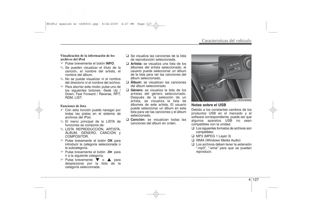 KIA Ceed I 1 manual del propietario / page 202