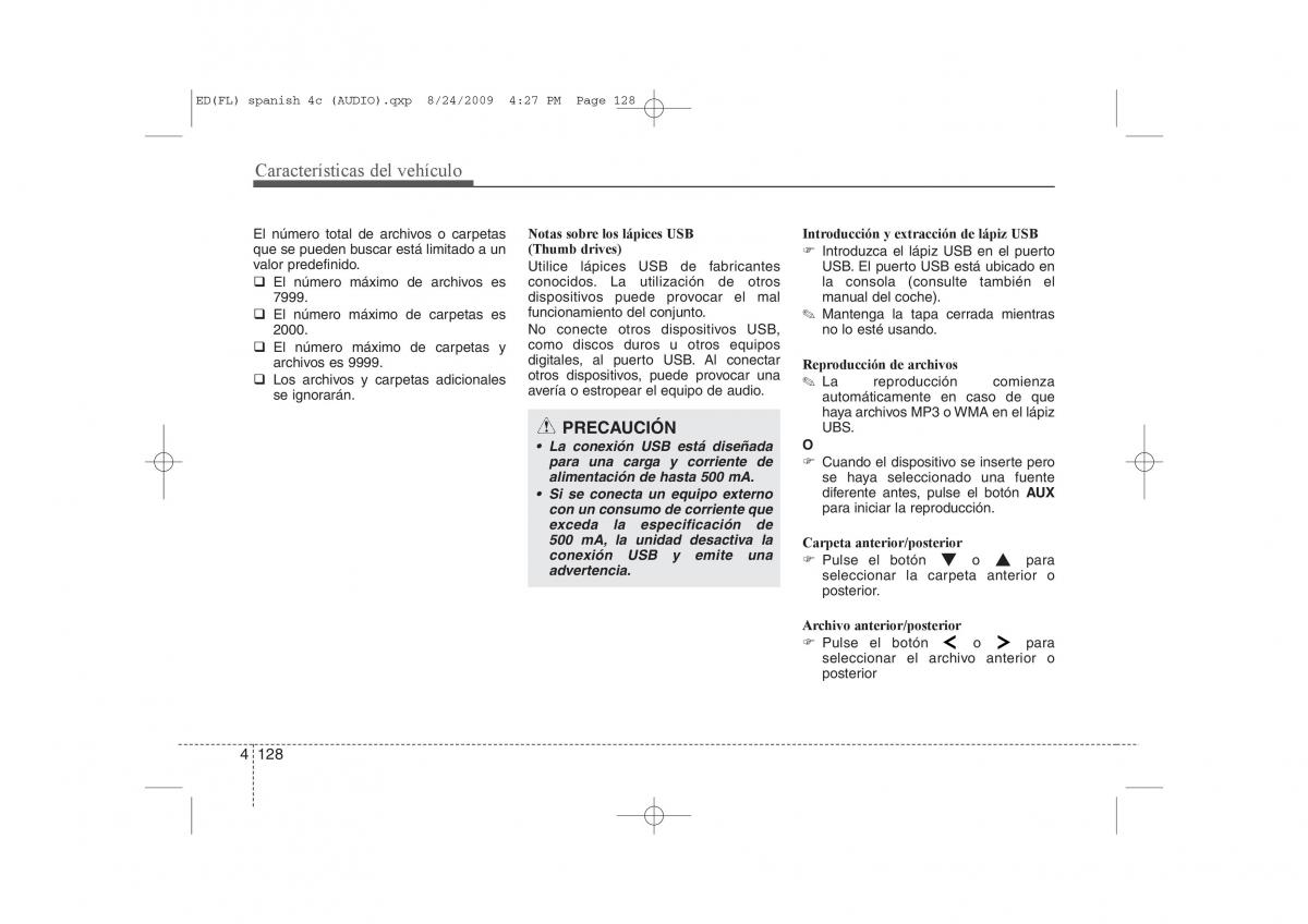 KIA Ceed I 1 manual del propietario / page 203