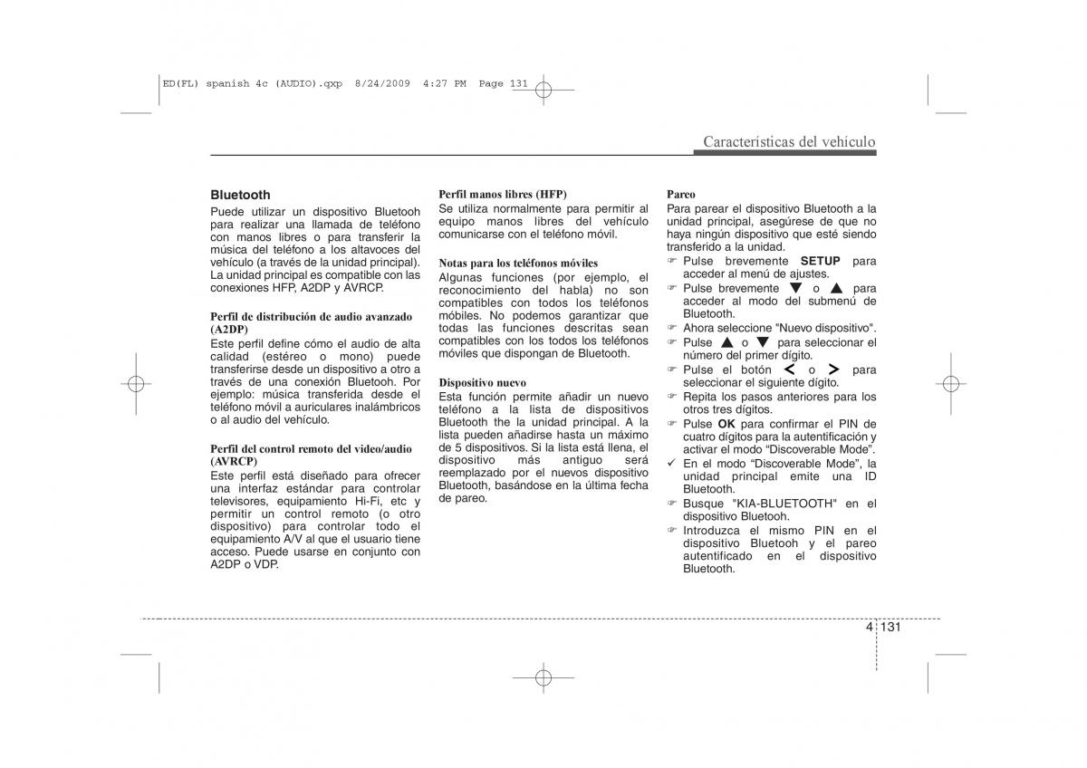 KIA Ceed I 1 manual del propietario / page 206