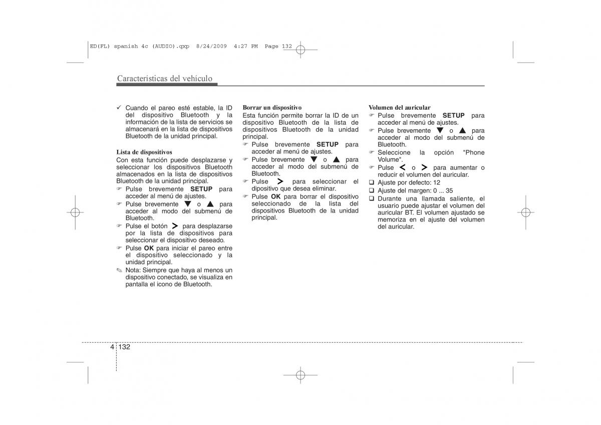 KIA Ceed I 1 manual del propietario / page 207