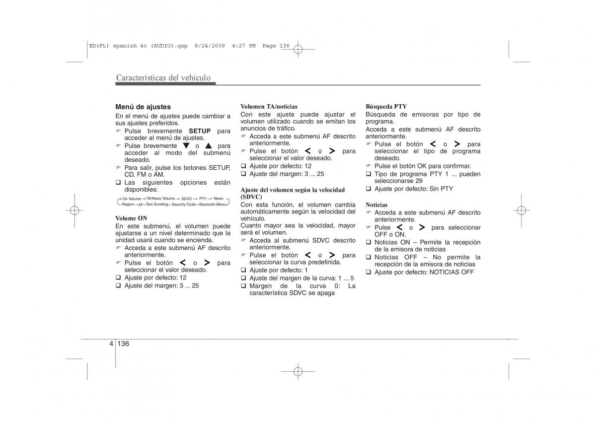 KIA Ceed I 1 manual del propietario / page 211