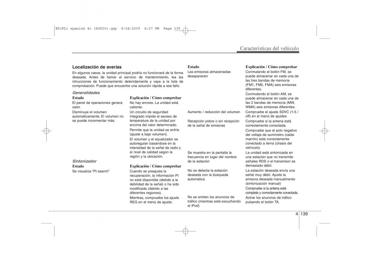 KIA Ceed I 1 manual del propietario / page 214