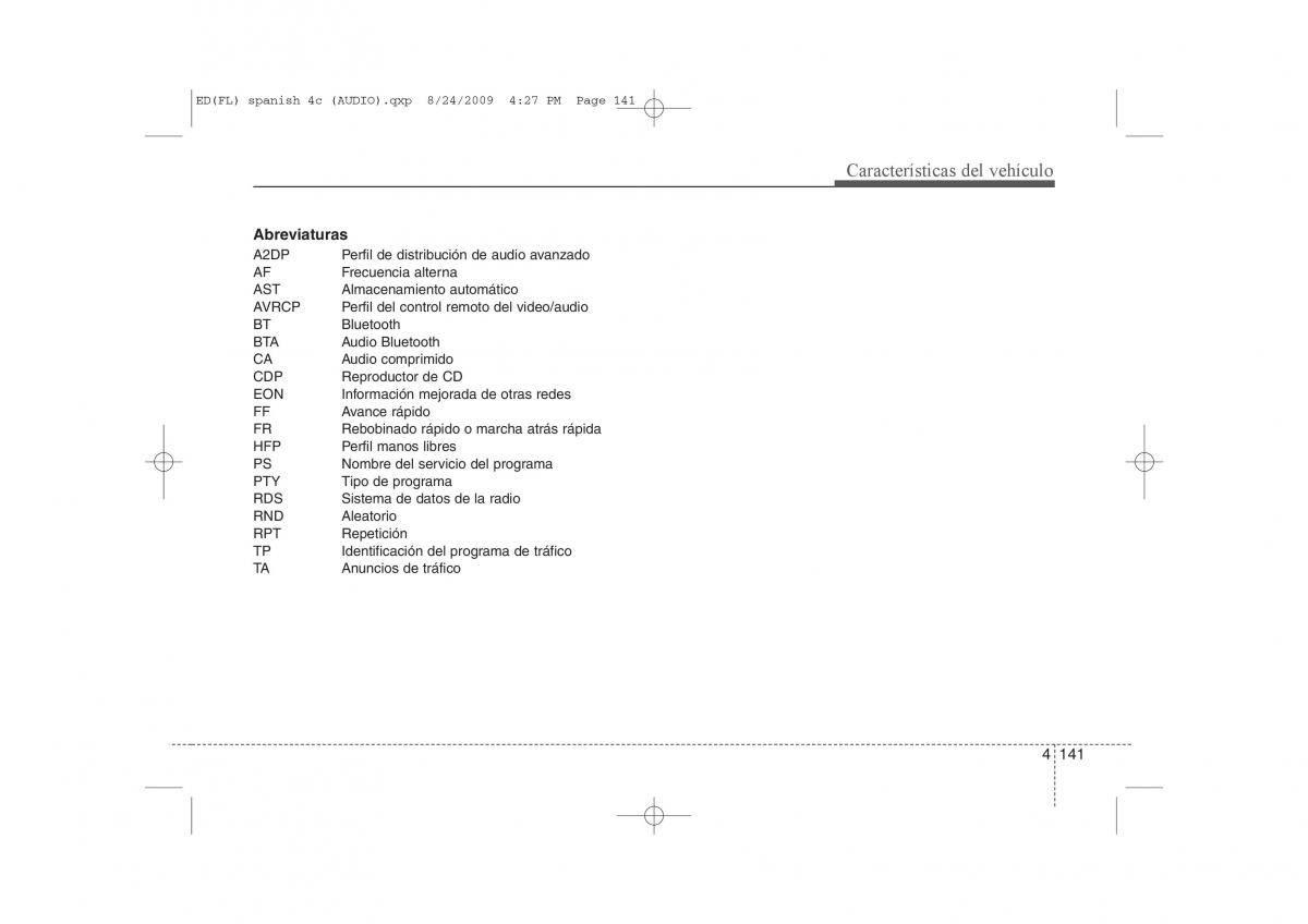 KIA Ceed I 1 manual del propietario / page 216