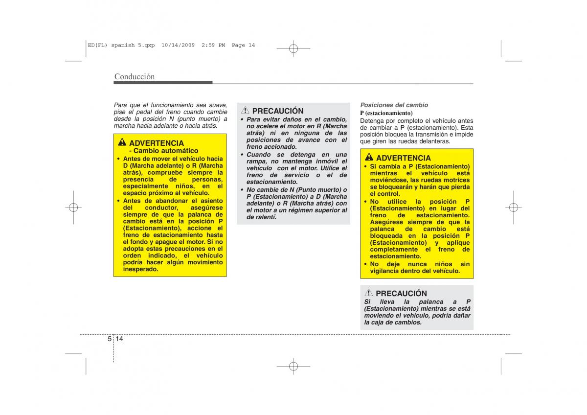 KIA Ceed I 1 manual del propietario / page 230