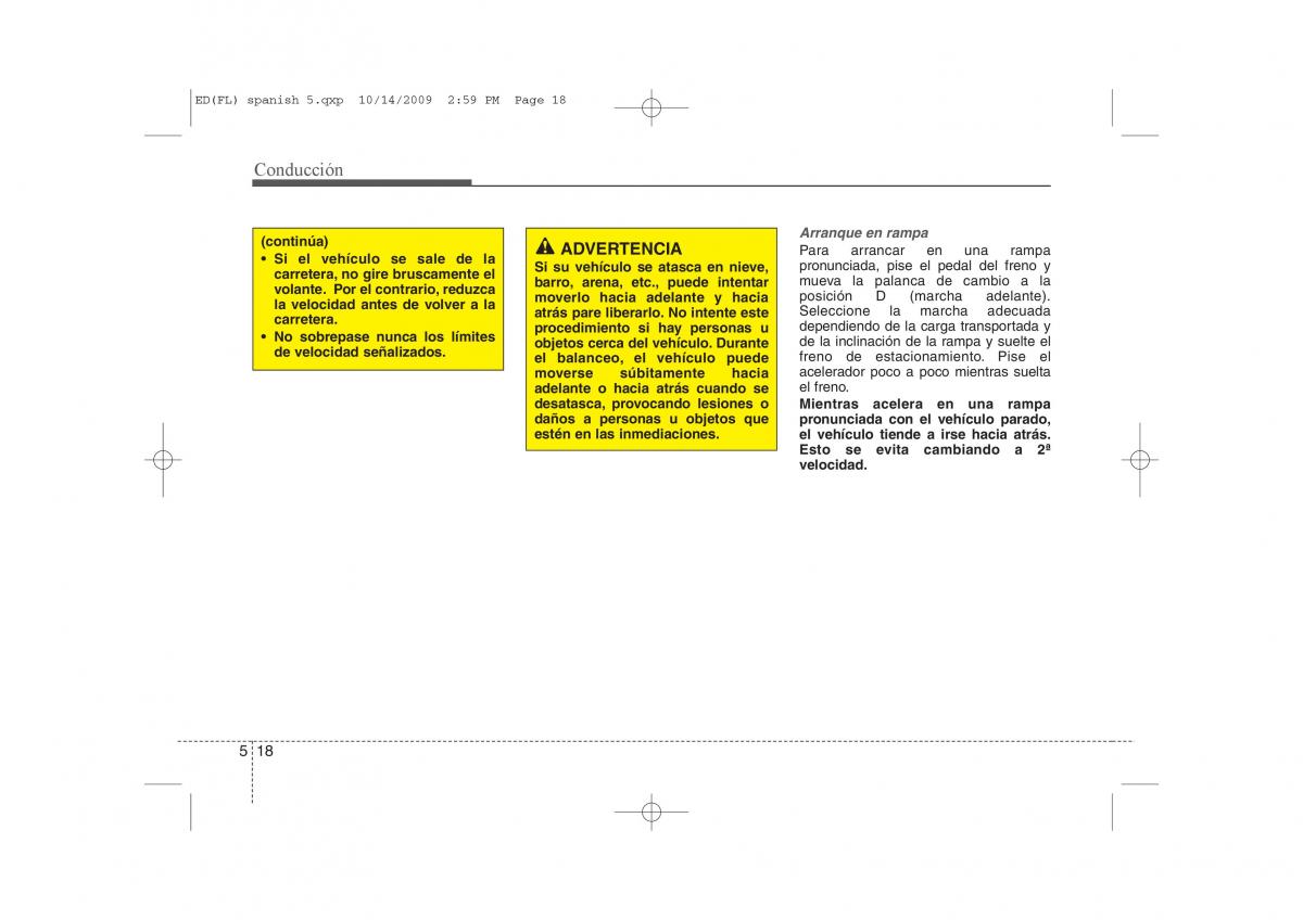 KIA Ceed I 1 manual del propietario / page 234