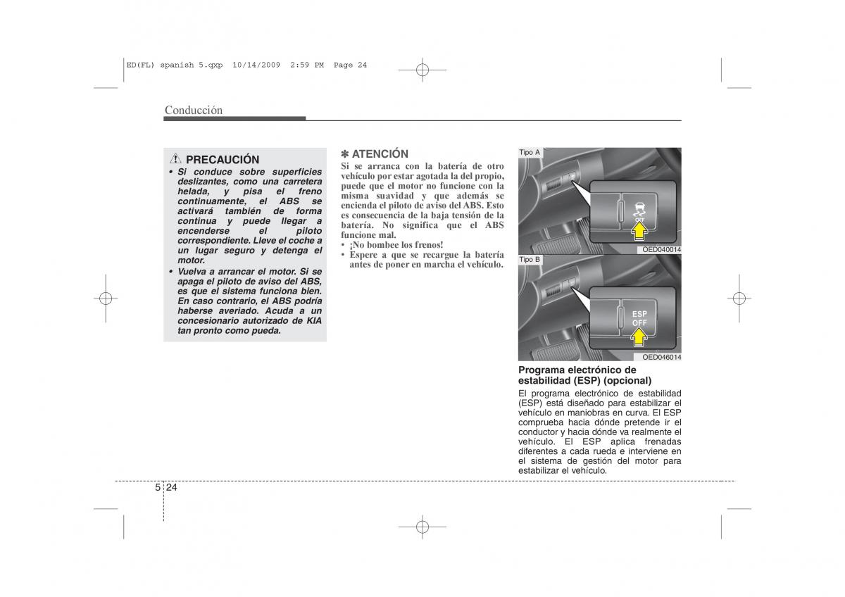 KIA Ceed I 1 manual del propietario / page 240