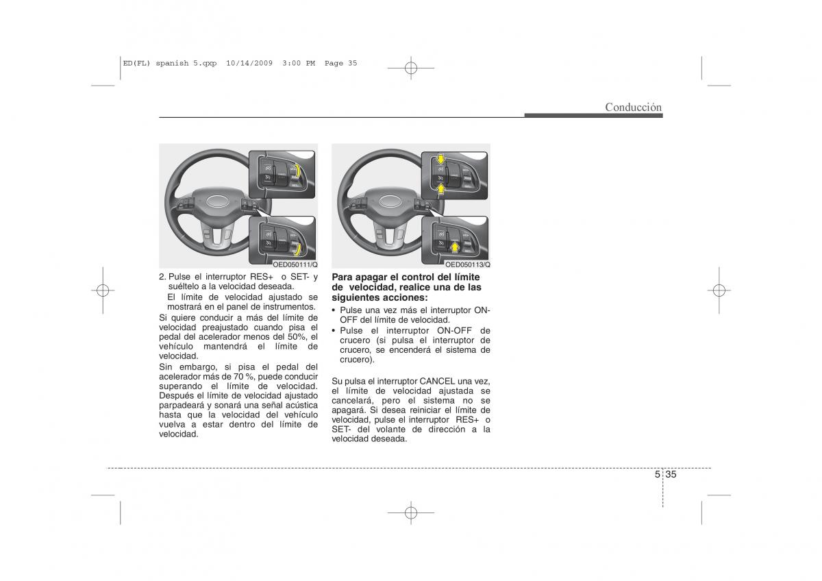 KIA Ceed I 1 manual del propietario / page 251