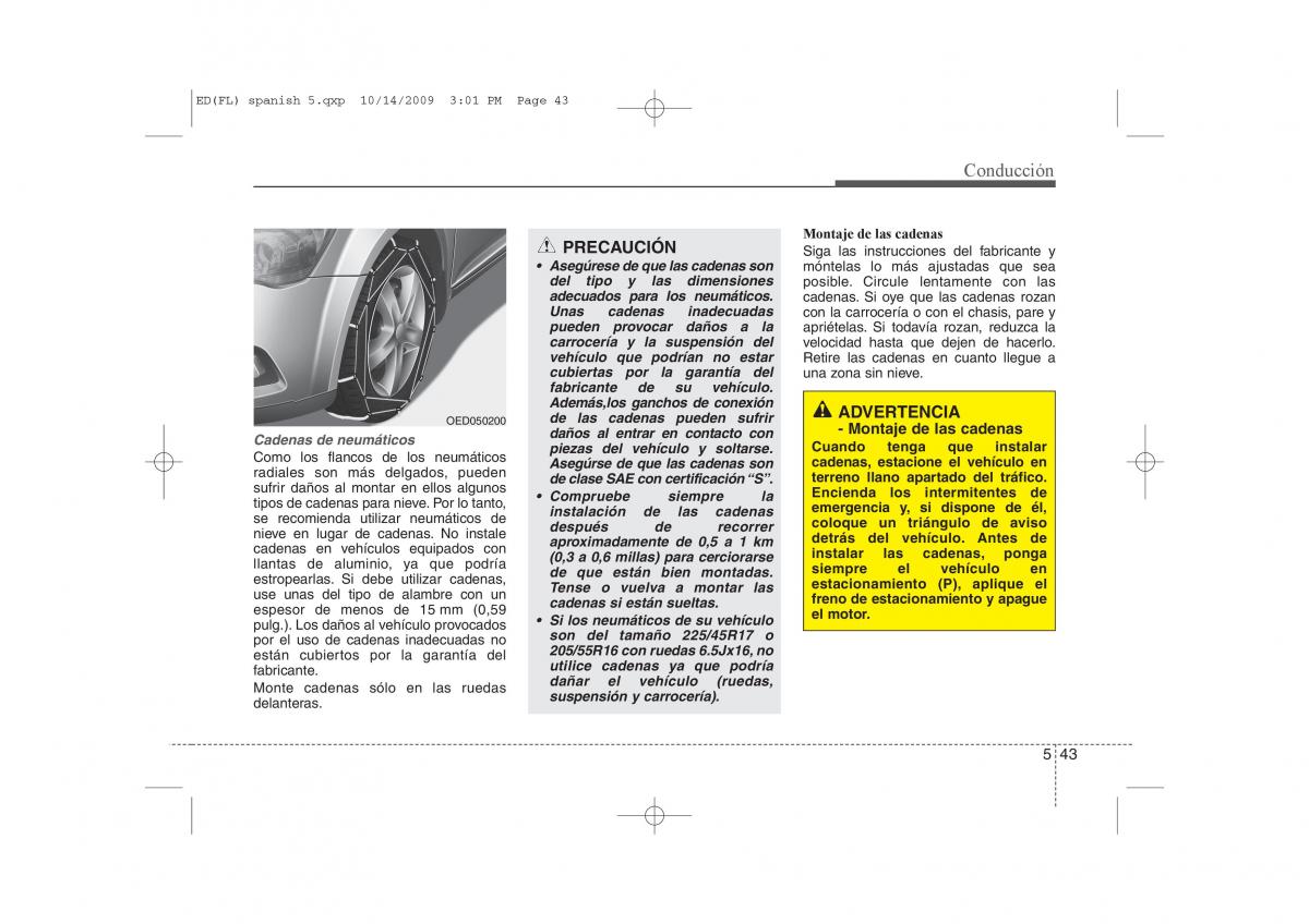 KIA Ceed I 1 manual del propietario / page 259