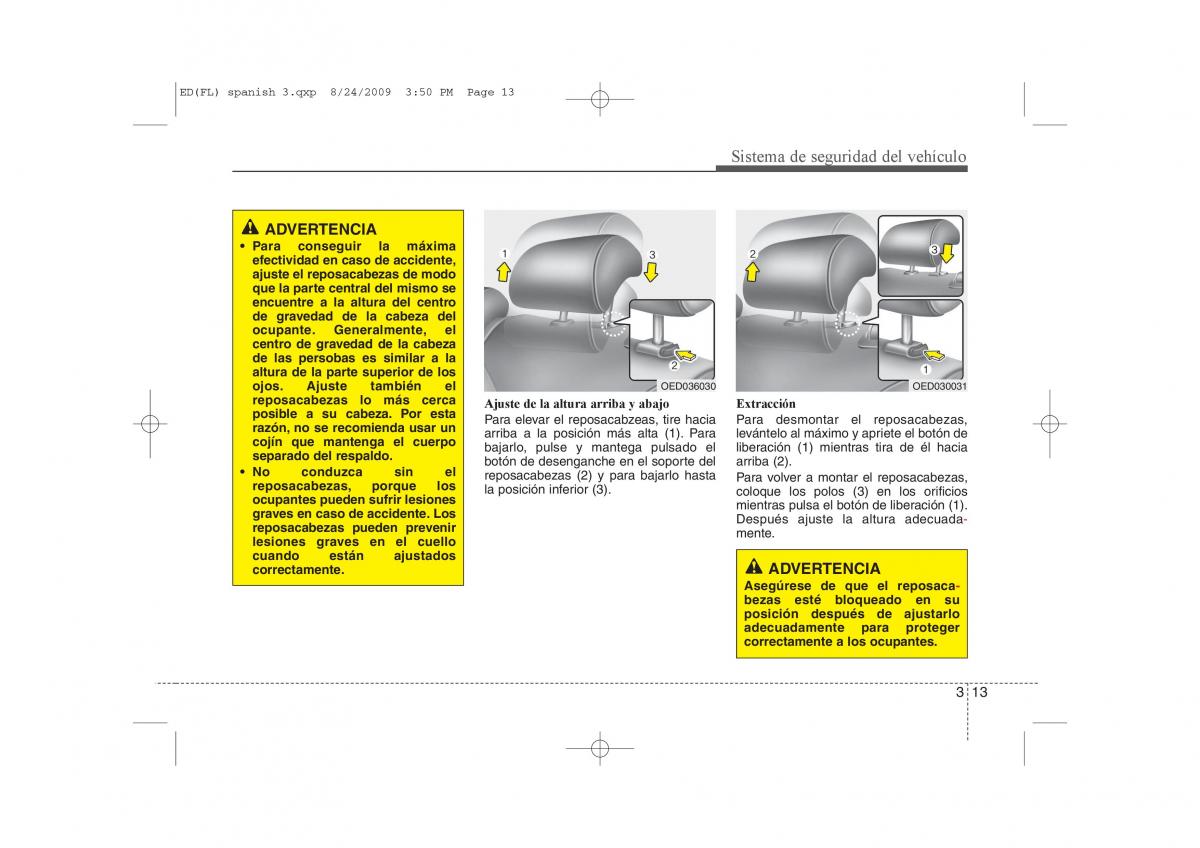 KIA Ceed I 1 manual del propietario / page 27