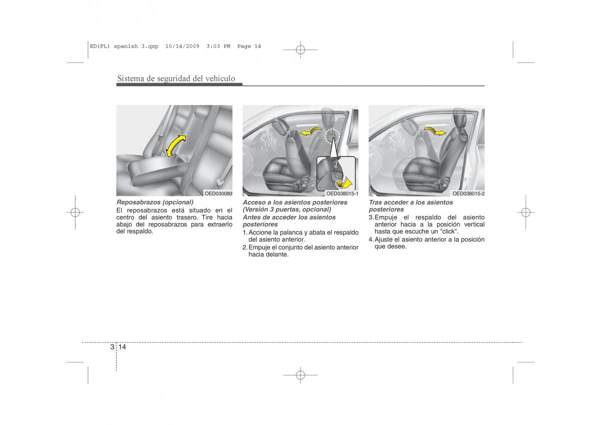 KIA Ceed I 1 manual del propietario / page 28