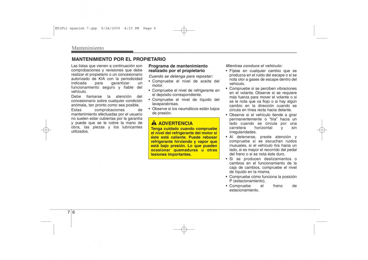 KIA Ceed I 1 manual del propietario / page 302