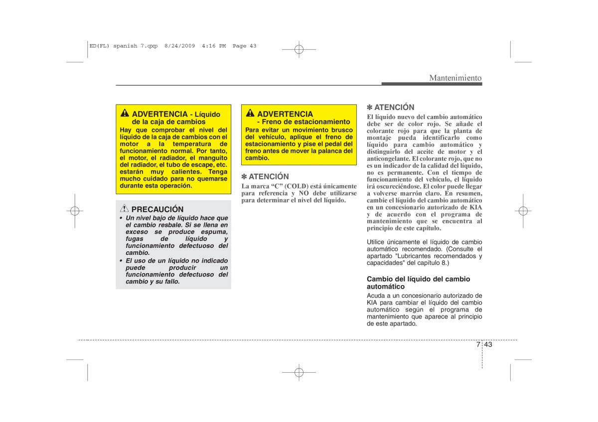 KIA Ceed I 1 manual del propietario / page 339