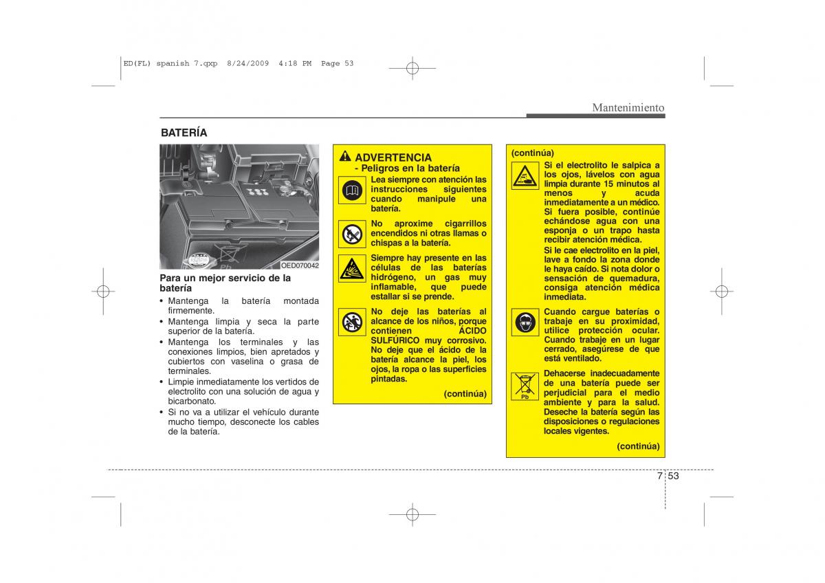 KIA Ceed I 1 manual del propietario / page 349