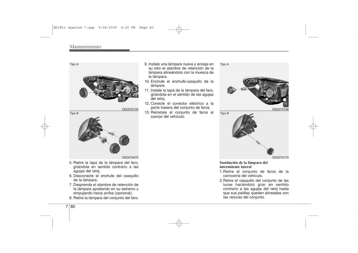 KIA Ceed I 1 manual del propietario / page 376