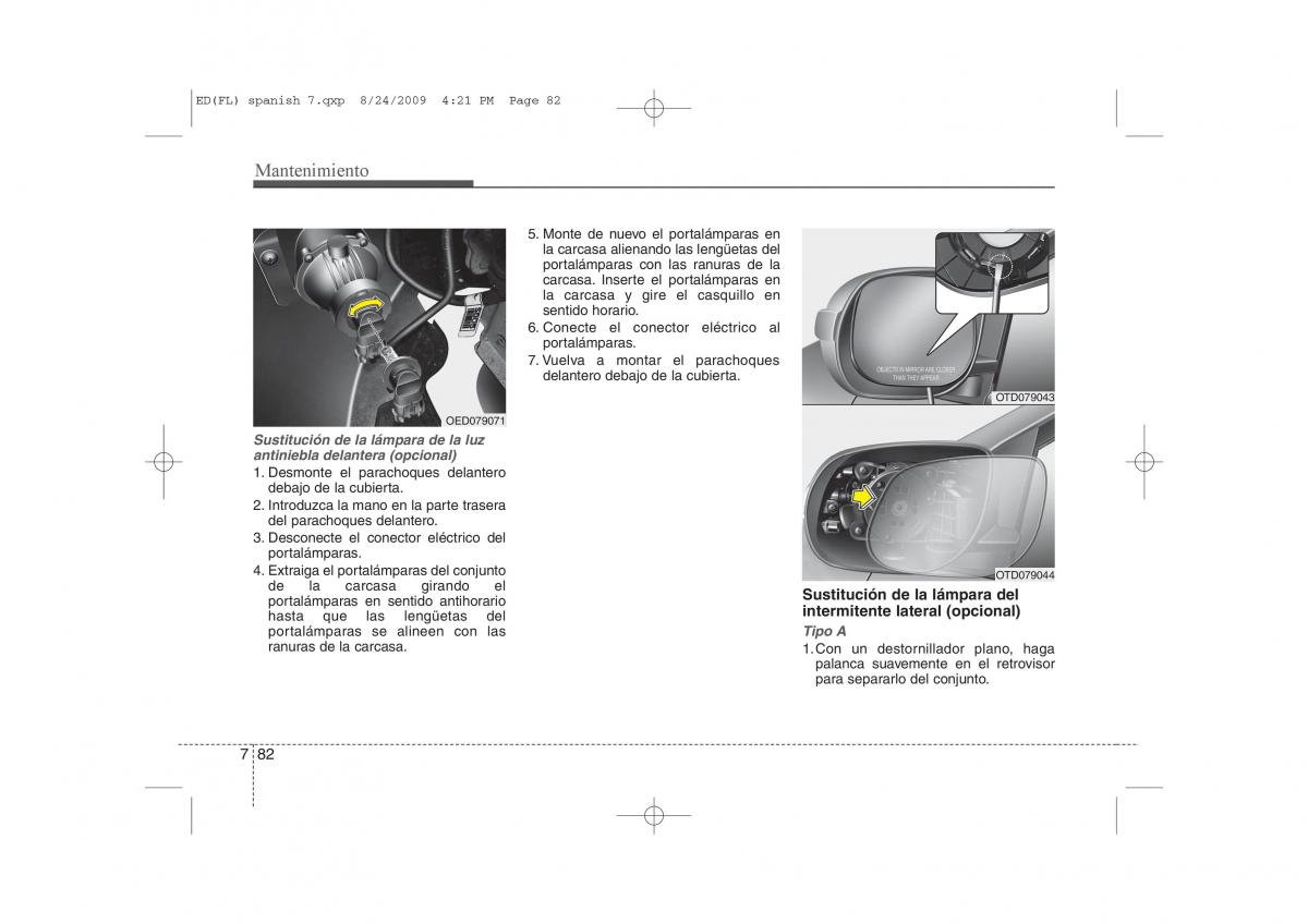 KIA Ceed I 1 manual del propietario / page 378