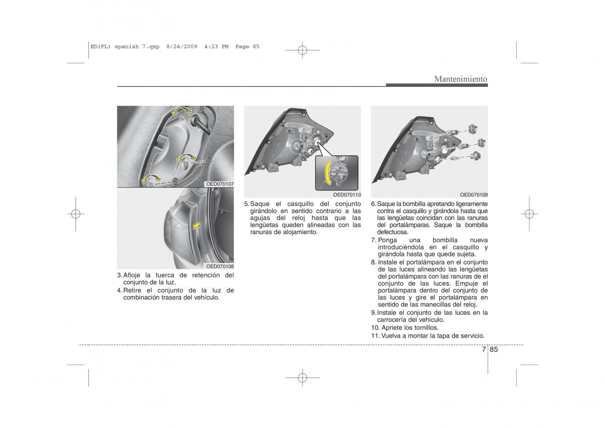 KIA Ceed I 1 manual del propietario / page 381