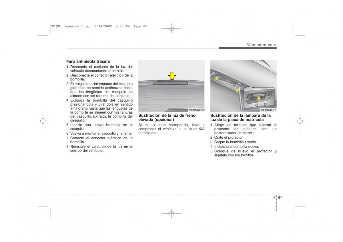 KIA Ceed I 1 manual del propietario / page 383