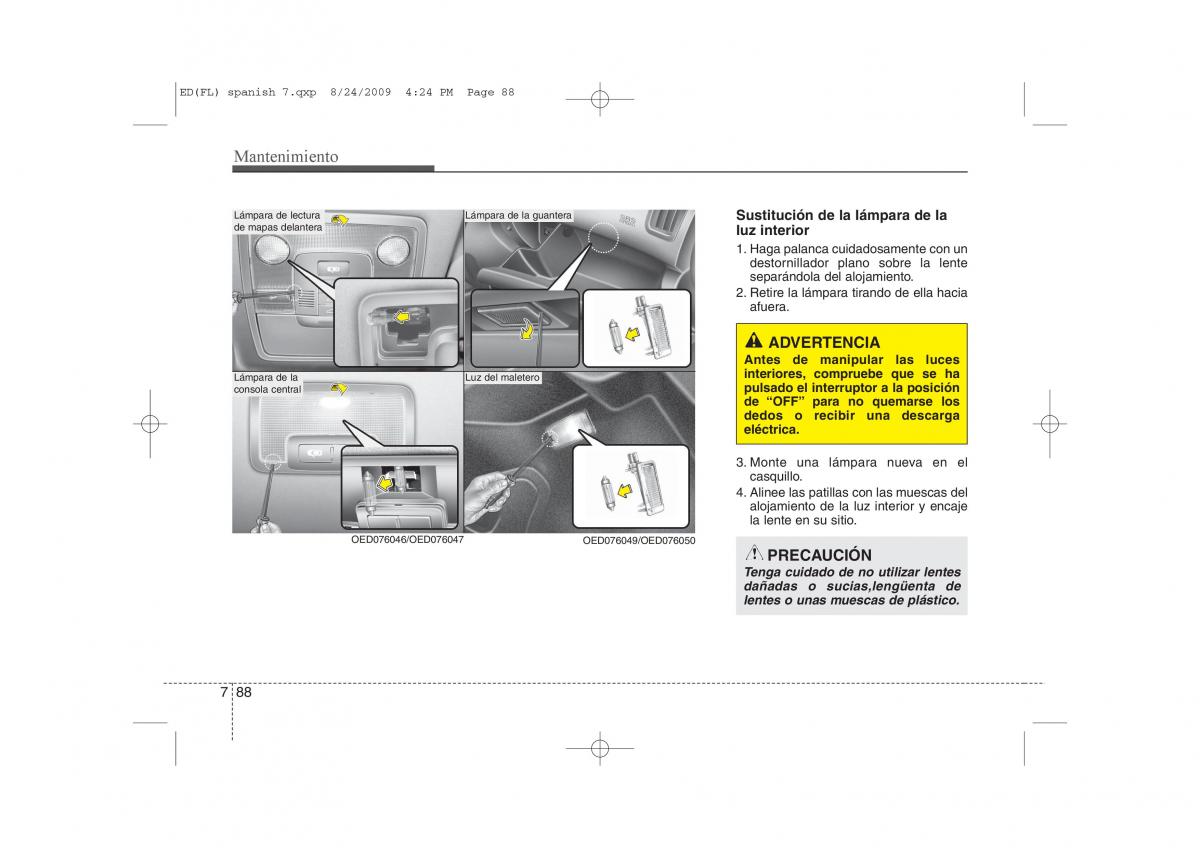 KIA Ceed I 1 manual del propietario / page 384