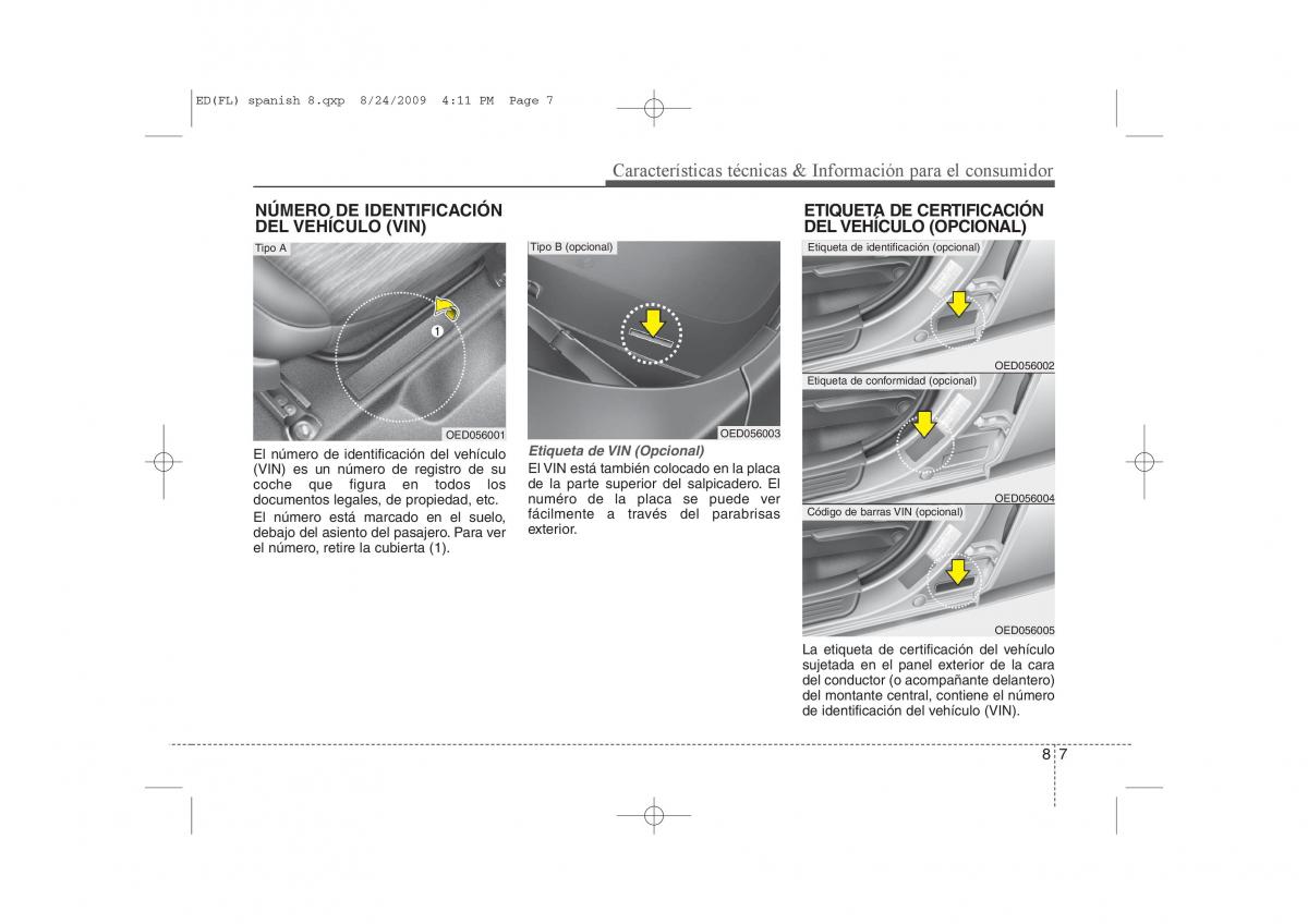 KIA Ceed I 1 manual del propietario / page 402