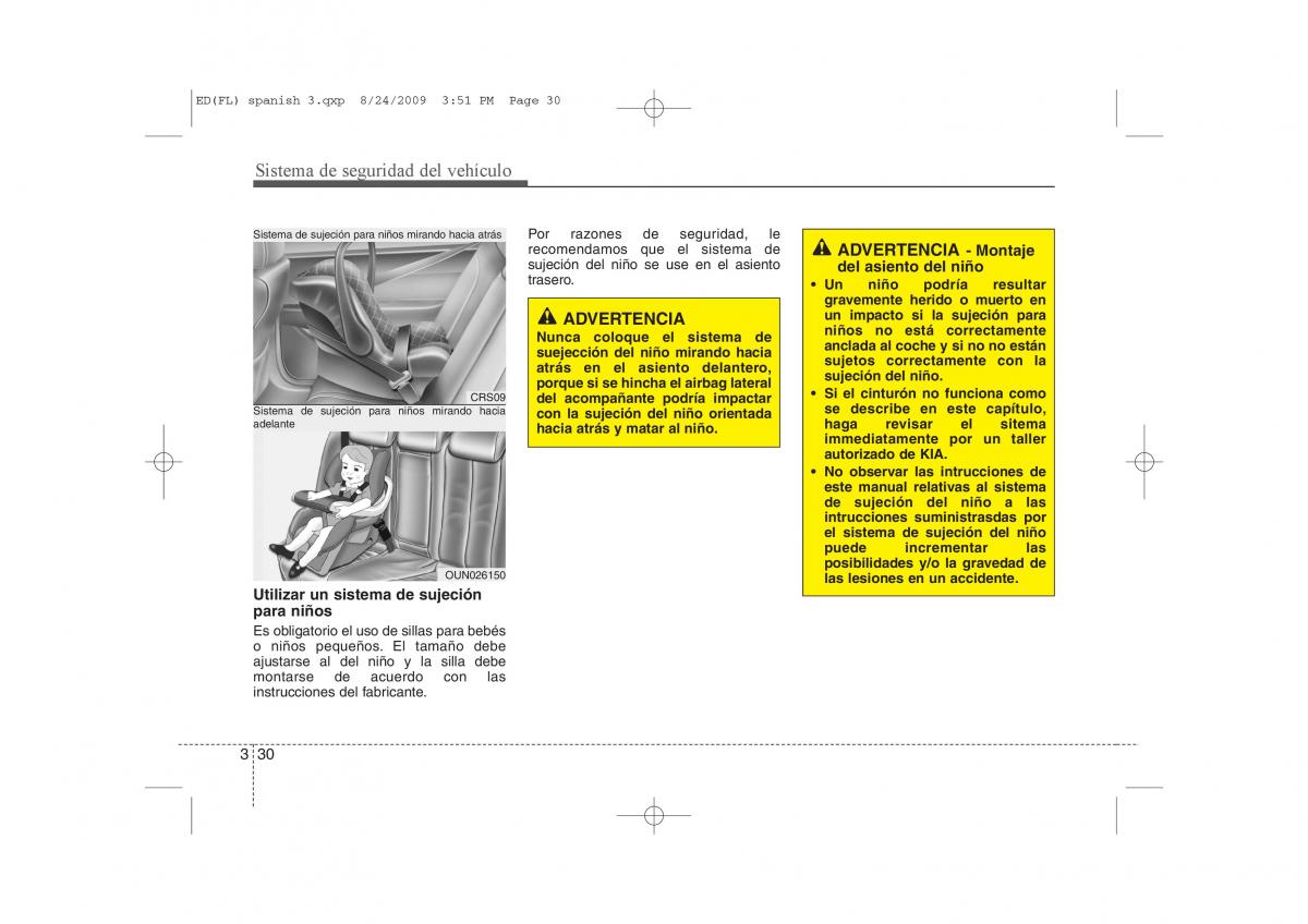 KIA Ceed I 1 manual del propietario / page 44