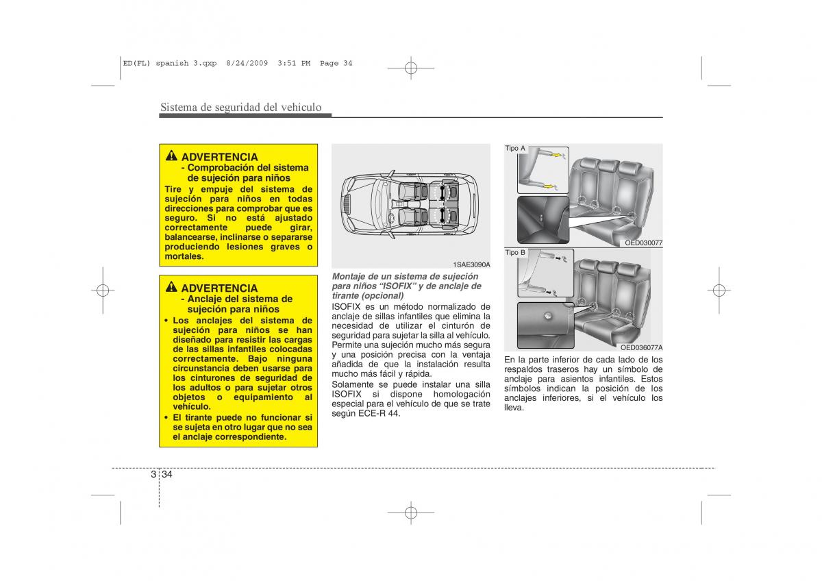 KIA Ceed I 1 manual del propietario / page 48