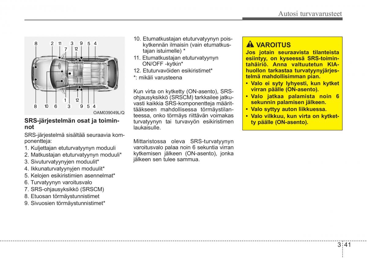 KIA Ceed I 1 omistajan kasikirja / page 55