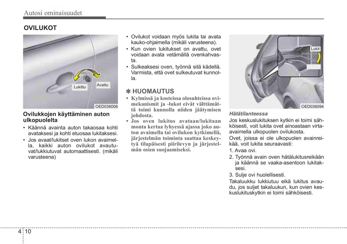 KIA Ceed I 1 omistajan kasikirja / page 82