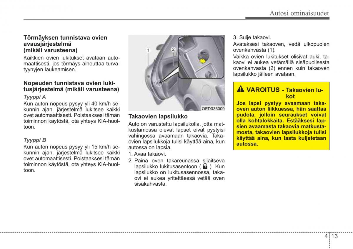 KIA Ceed I 1 omistajan kasikirja / page 85