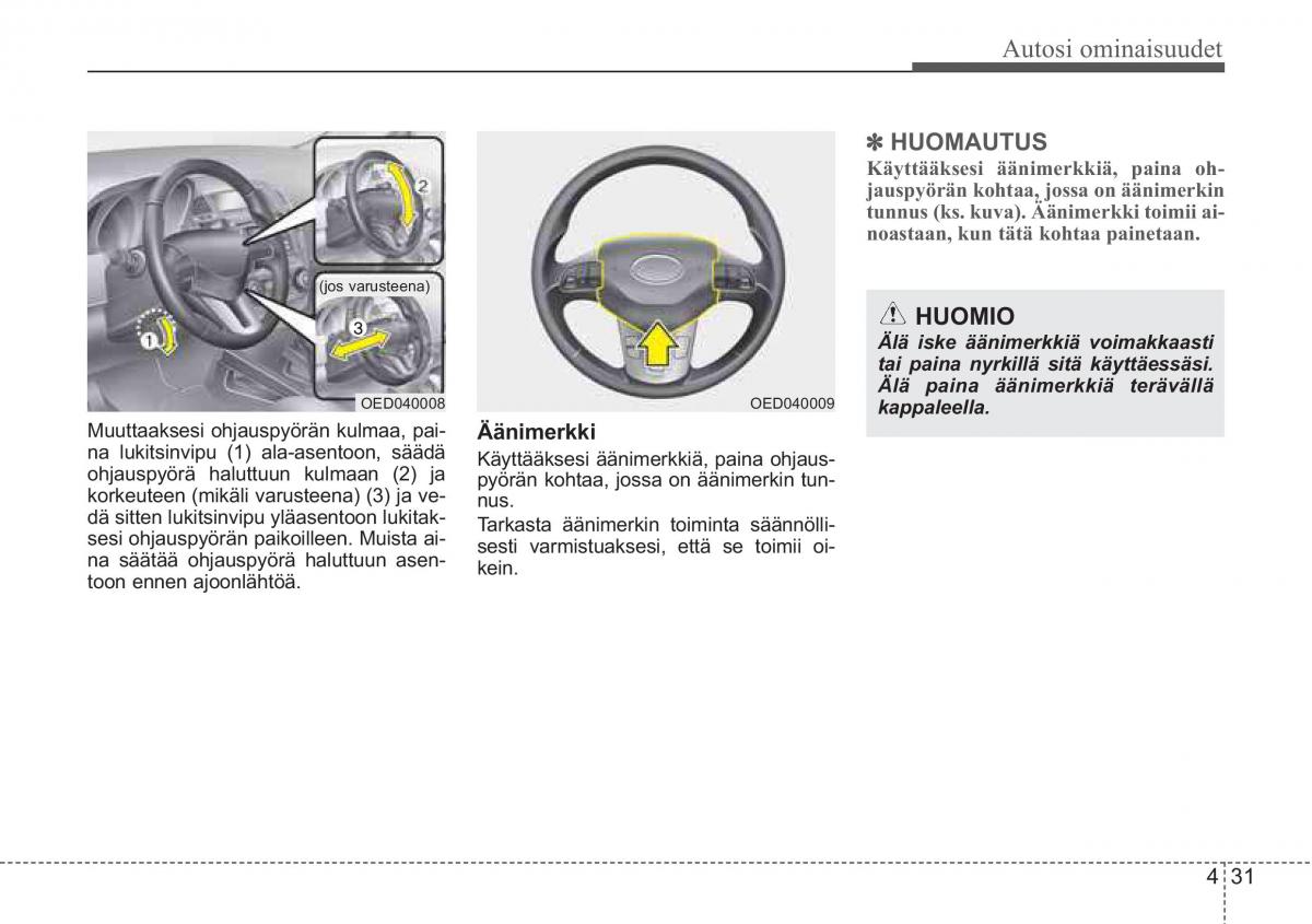 KIA Ceed I 1 omistajan kasikirja / page 103