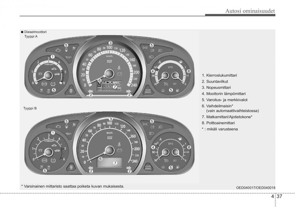 KIA Ceed I 1 omistajan kasikirja / page 109