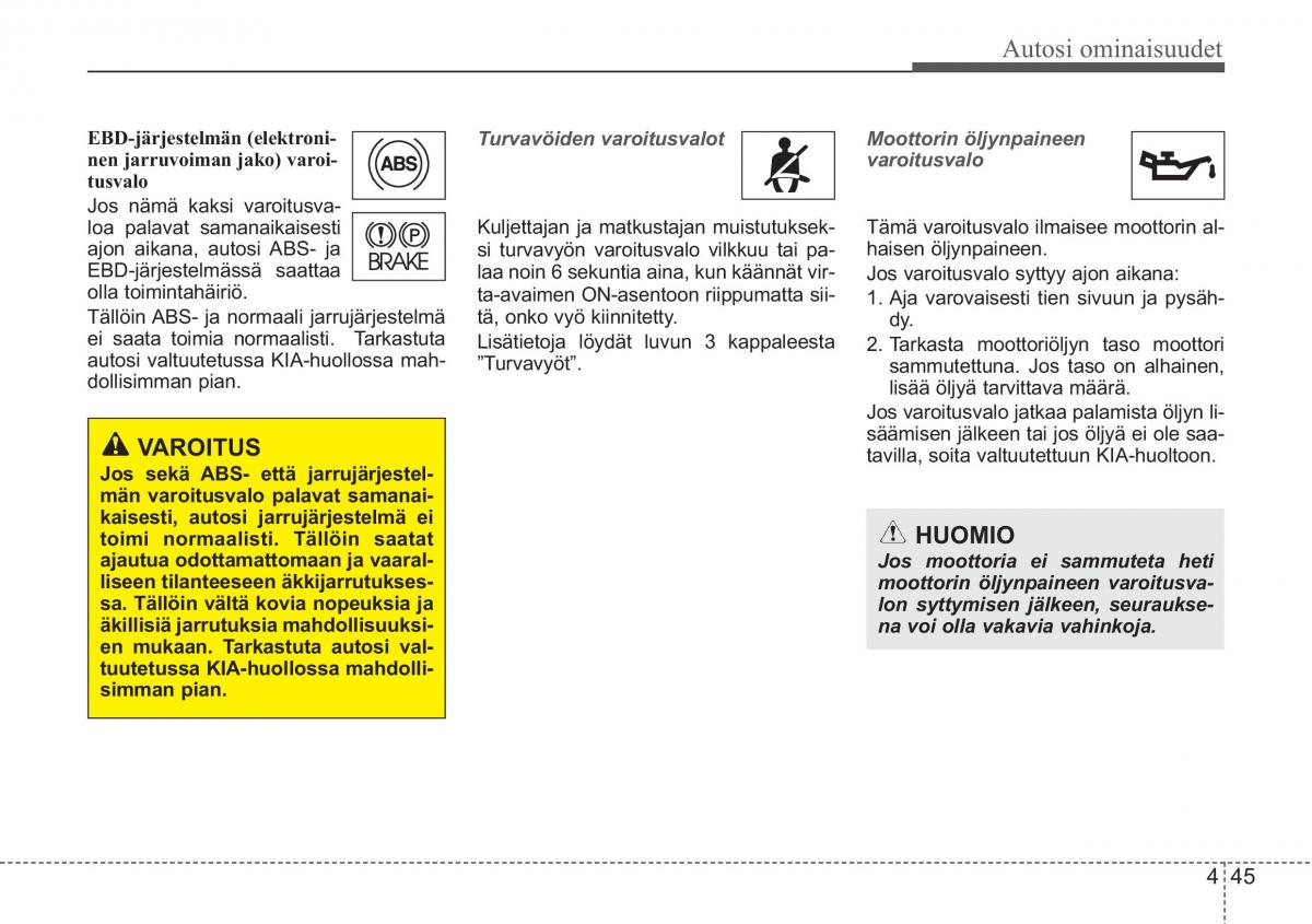 KIA Ceed I 1 omistajan kasikirja / page 117