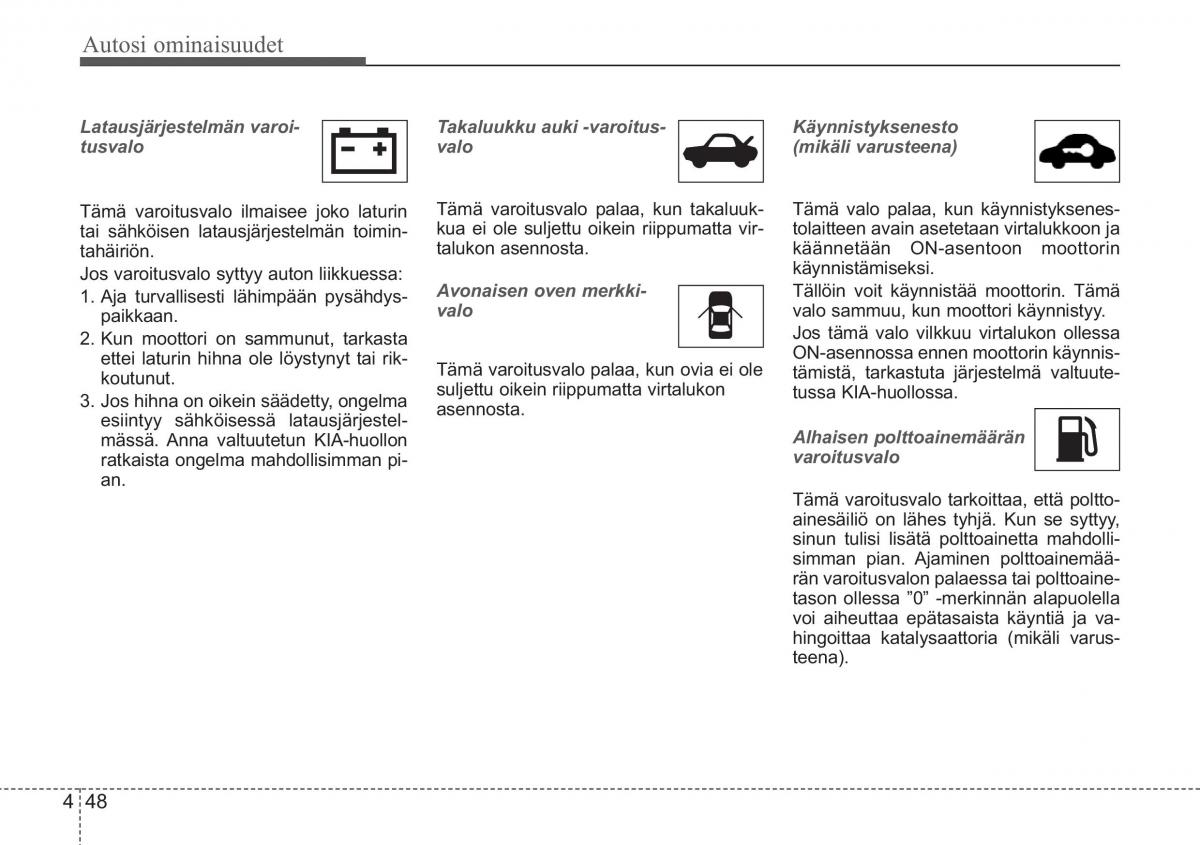 KIA Ceed I 1 omistajan kasikirja / page 120